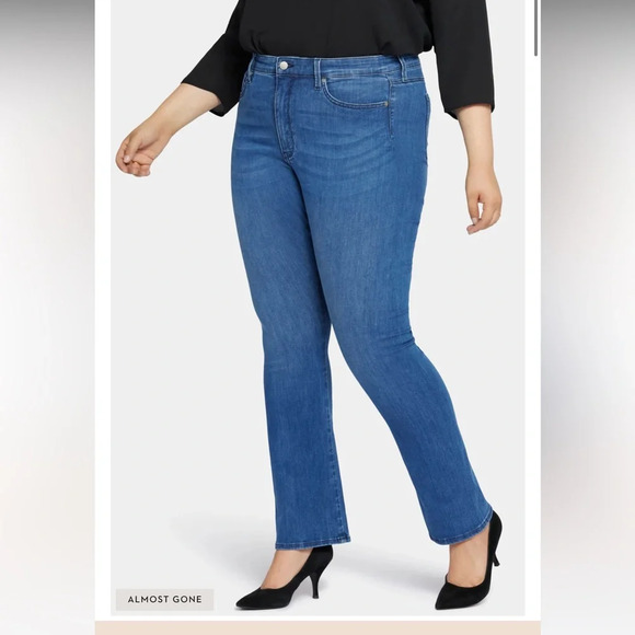 NYDJ Petite Le Silhouette Slim Bootcut High Rise Jeans Amour Size 14P NWT - Picture 5 of 12